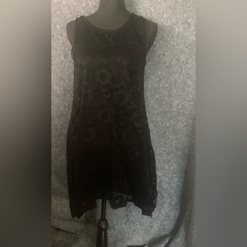 Robbie Bee Dress Fit & Flare Sleeveless Lined Black Size 8